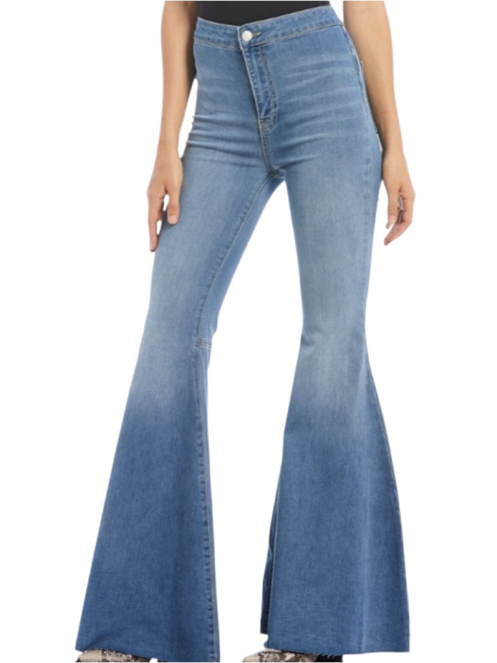 Free People Just Float On Light Wash High Rise
Flare Jeans Womens SZ.25